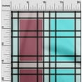 thumbnail image 1 of oneOone Cotton Cambric Fabric Madras Check Printed Fabric 1 Yard 56 Inch Wide, 1 of 4