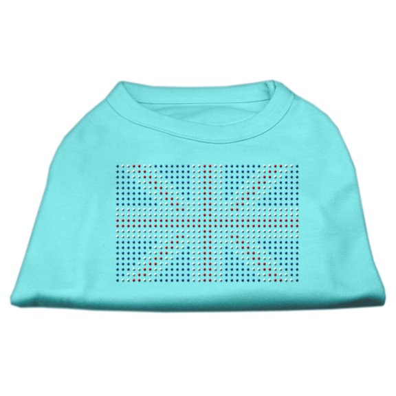 Pet Dog Cat Shirt Rhinestone, "British Flag"