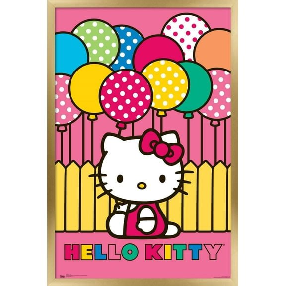 Hello Kitty - Mimmy Wall Poster, 22.375" x 34", Framed