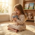 thumbnail image 5 of Long Eared Bunny Plush Toy, Soft Stuffed Rabbit Doll for Cuddling, Floppy Ear Animal Figurine, Holiday Bunny Decoration, Fluffy White Rabbit Plush for Bedroom Decor, 5 of 5