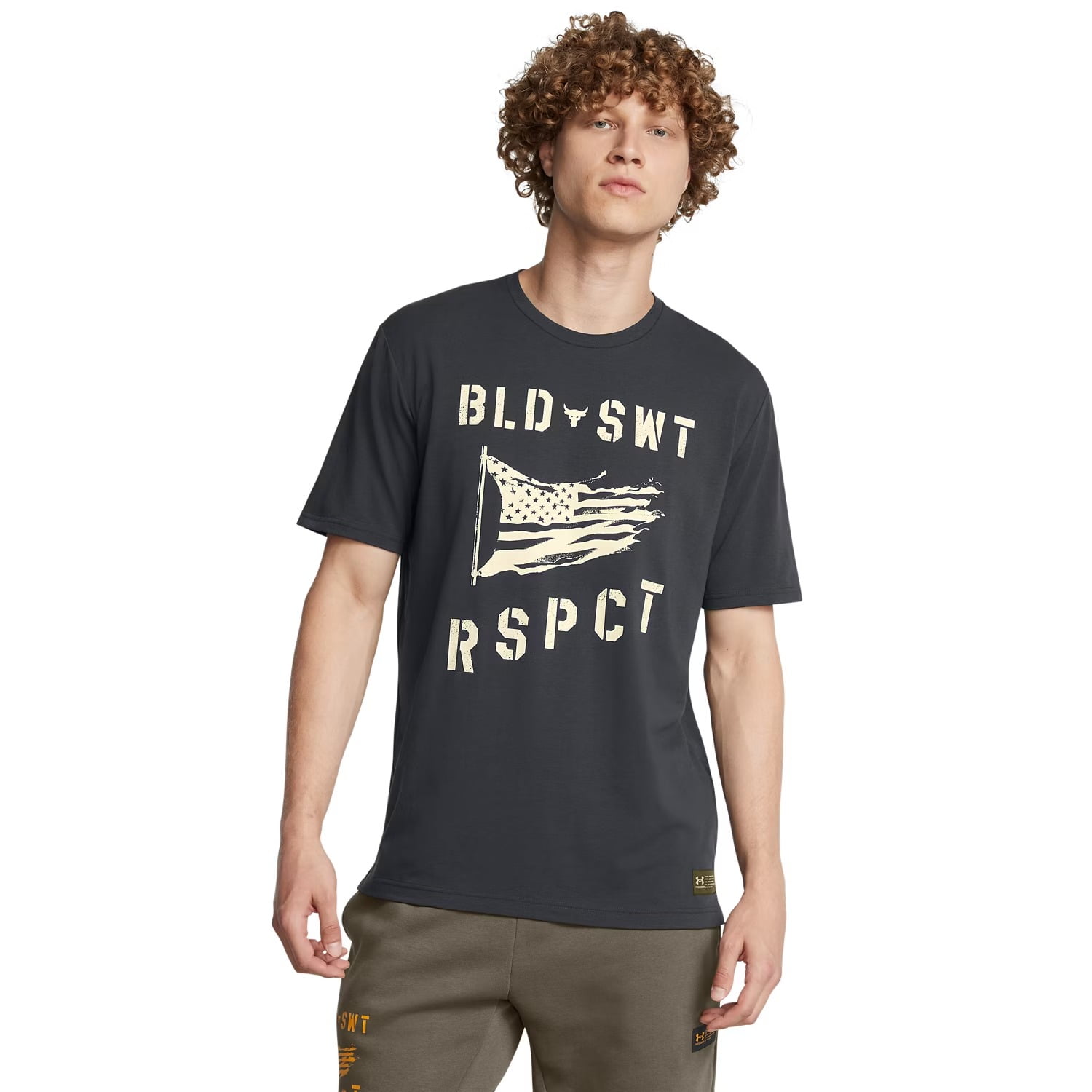 Playera Under Armour Project Rock Veterans Day BSR Talla XL