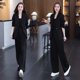 thumbnail image 5 of Conjunto de dos piezas de traje profesional a la moda y con estilo para mujer, traje informal coreano elegante, pantalones, conjunto de dos piezas, primavera 2025, 5 of 5