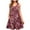 Multicolor1, variant on Puyaiuu New Summer Dresses for Women 2025 Loose Round Neck Sleeveless Mid-Length Dress Skin-Friendly with Pocket Print Womens Summer Dresses