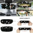 thumbnail image 6 of Yuyamidu Dog Paw Front Car Seat Cover Set of 12 Cute Steering Wheel Cover Seat Belt Pads Armrest Cover Garbage Bin Air Vent Pocket Rearview Mirror Cover Coasters Keychain Car Accessories Decor, 6 of 7