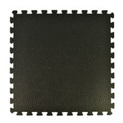 Greatmats Home Gym Pebble Top Lite Foam Interlocking Floor Tiles Black 25 Pack 2 ft. x 2 ft. x 10mm