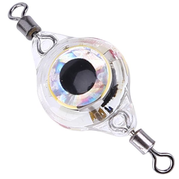 Luces de pesca atractivas impermeables LED en forma de ojo Mini herramientas de lámpara de señuelo de pesca