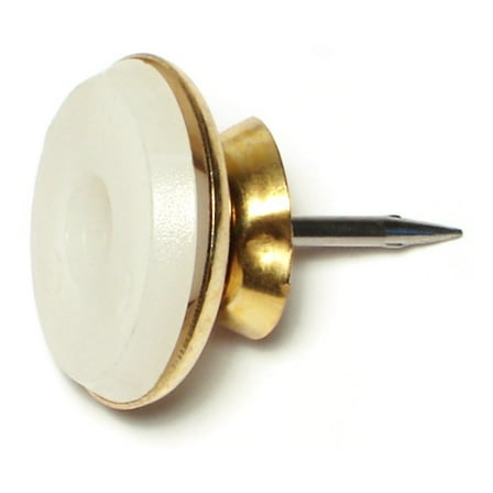1-1/8" Nylon Cushioned Brass Nail-On Tacks NTGB-071 (6 pcs.)