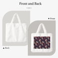 thumbnail image 2 of Salouo Roses Skulls for Plush Underarm Bag,Soft Tote Bag Ladies Fluffy Shoulder Bag Women Furry Tote Bag Plush Handbag for Autumn and Winter, 2 of 7