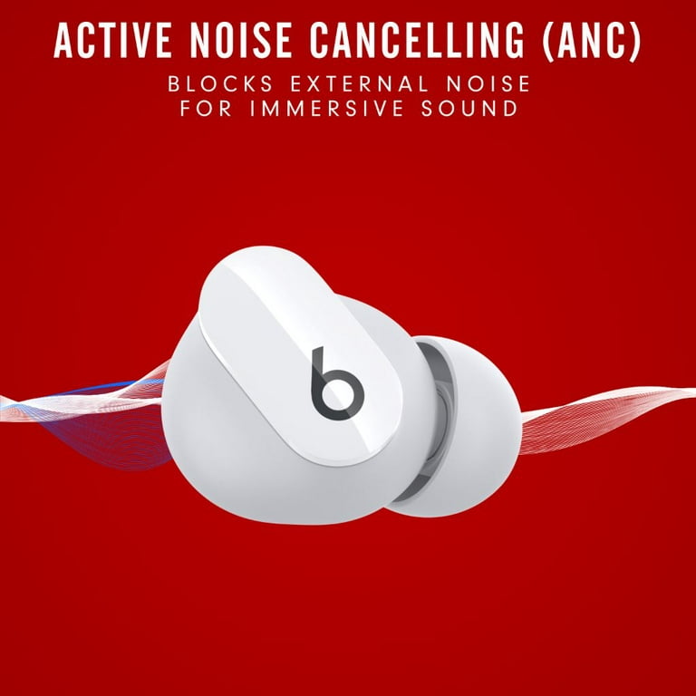 Beats by Dr. Dre Beats Studio Buds Wireless Noise Canceling Earphones White  NEW