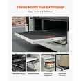 thumbnail image 6 of VEVOR 1 Pair Full Extension Drawer Slides 18 20 22 28 30 32 36 38 40 44 48 52 56 60 in, 500 lbs Load Capacity Locking Drawer Slides, Ball Bearing with Lock Side Mount Drawer Slide Rail, 6 of 10
