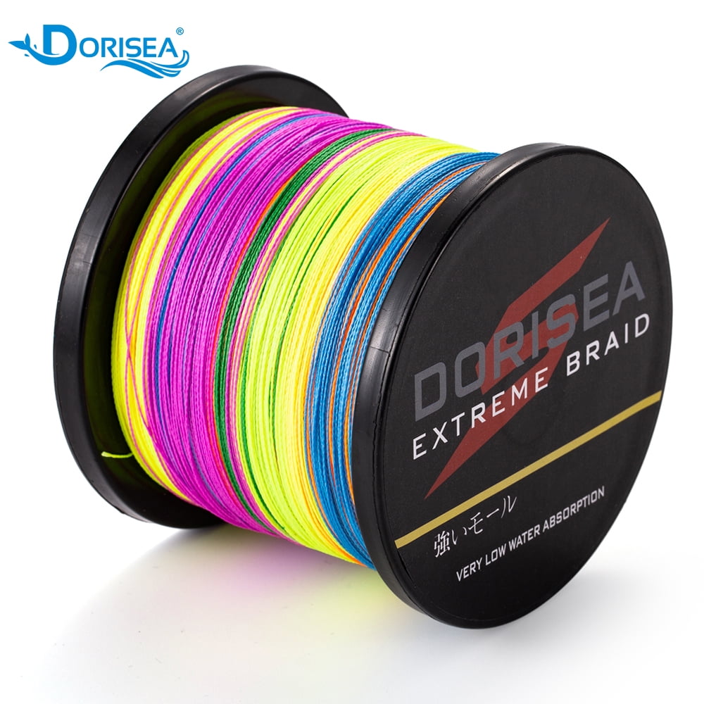 DORISEA Extreme Braided Fishing Lines - Abrasion Resistant Braided Lines – Incredible Superline – Zero Stretch – Smaller Diameter – A Must-Have!