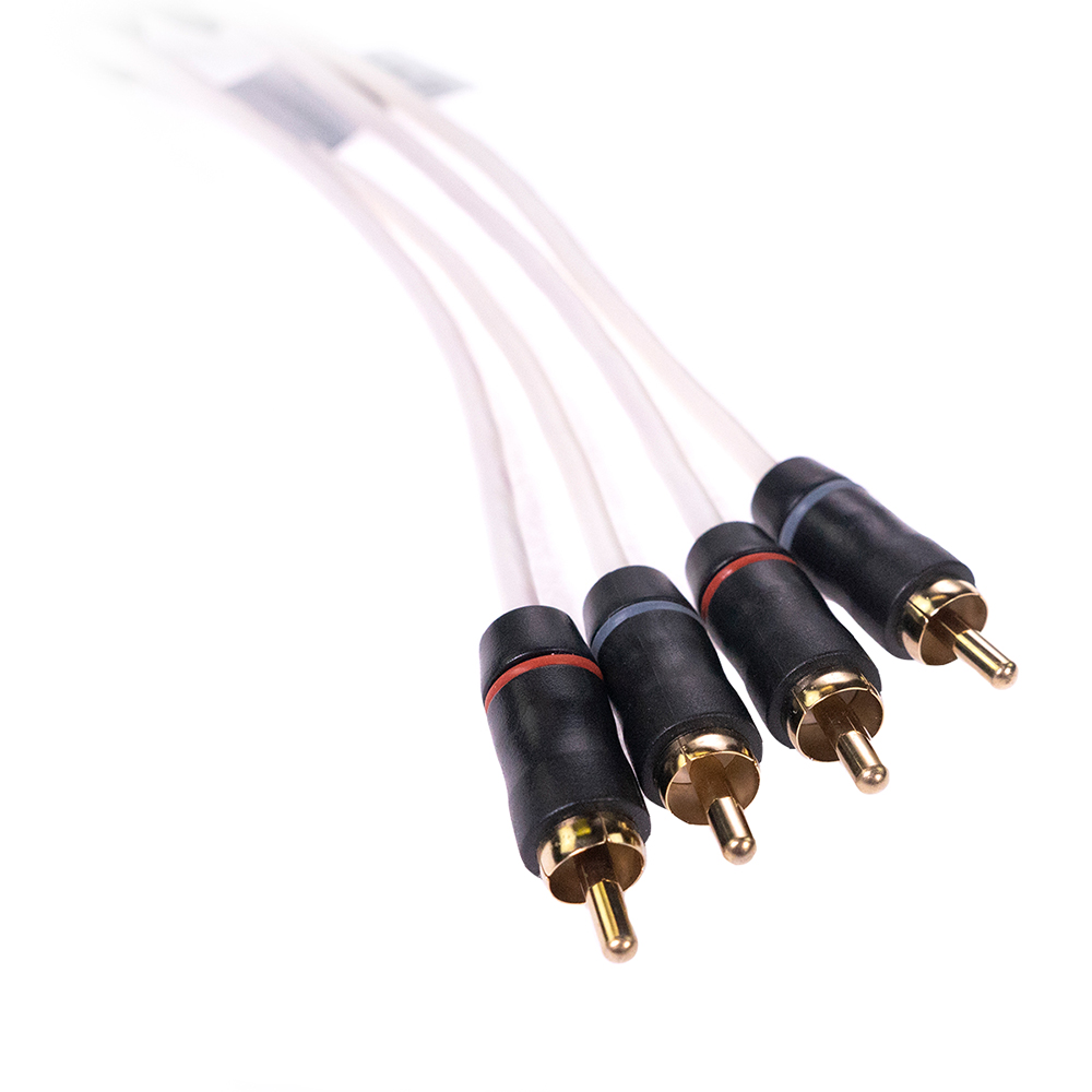 Fusion MS-FRCA12 12 ft 4-Way Shielded RCA Cable 010-12619-00 Shielded RCA Cable - image 2 of 2