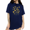 Navy Blue, variant on UNISHE Trendy Botanical Wildflower Print Tee Women's Relaxed Fit Summer Graphic Top