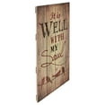 It is Well with My Soul Birds Silhouette Rustic 24 x 14 Wood Pallet