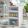 thumbnail image 4 of Starplast Small Stackable Storage Drawer, 19.75" x 15.5", White, 4 of 5
