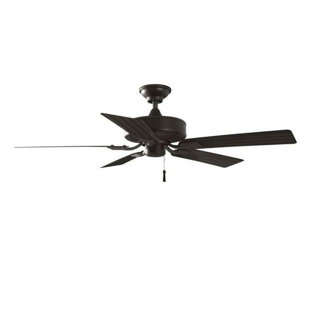 Hampton Bay Barrow Island 52 in. Indoor/Outdoor Natural Iron Ceiling