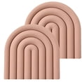 thumbnail image 3 of Salvamanteles de silicona monomono para ollas y sartenes calientes: soportes para ollas elegantes y coloridos, tapetes resistentes al calor (juego de 4), 3 of 5
