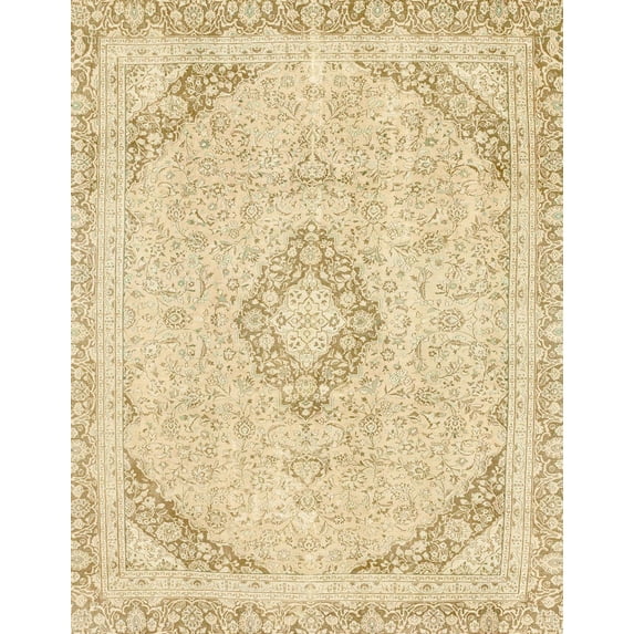 Ahgly Company Machine Washable Indoor Rectangle Abstract Sun Yellow Area Rugs, 2' x 5'