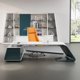 thumbnail image 5 of Modern Console Office Desk Reception Organizer Wooden Executive Filing Cabinets Desk Table Writing Escritorio Desk Accessories My Lux Decor Round, 5 of 7