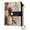 Clock & Roses, variant on Bifold Wallet PU Leather RFID Blocking, Women's Card Cases with 7 Card Slots, Blossom Elephant