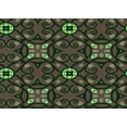 thumbnail image 1 of Ahgly Company Machine Washable Indoor Rectangle Transitional Fern Green Area Rugs, 8' x 12', 1 of 7