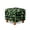 Shamrock Heart Print Green Black, variant on SCRAWLGOD Heart Animal Print Brown Beige Stretch Ottoman Cover Square, Footrest Stool Slipcover with Elastic Bottom Comfortable Foot Stool Cover Furniture Protector for Living Room