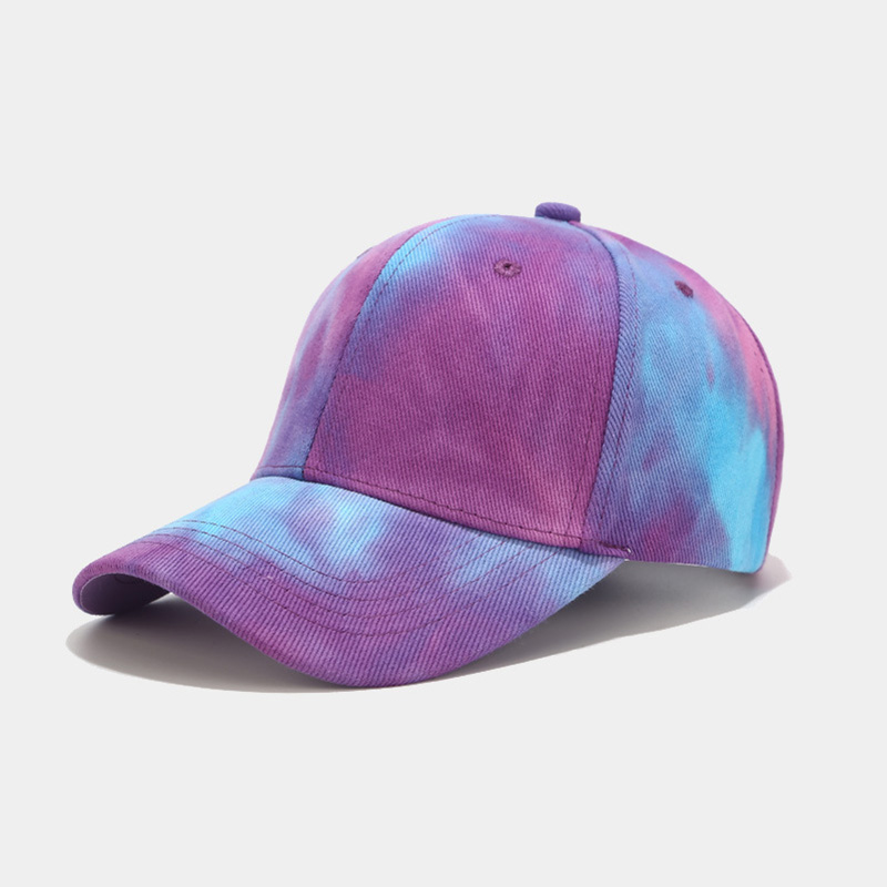 Women Men Hat Tie-dye Baseball Cap 