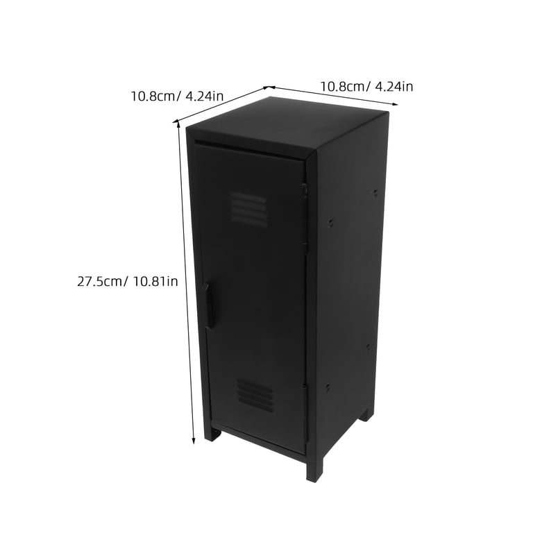 Lock For Computer NICERIO Lockable Storage Cabinet Small Metal Locker with Lock and Keys ...