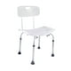 thumbnail image 2 of Silla de ducha para el asiento interior de estabilidad altura ajustable silla de baño de baños antideslizantes para adultos mayores ancianos gris, 2 of 9