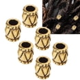 thumbnail image 4 of Beard Hair Beads, Mutifunctional Exquisite Hair Braiding Beads Alloy  For Women For Daily Use Gold, 4 of 8