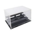 thumbnail image 1 of Vitrina acrílica escalonada, caja expositora, Protector moderno de mesa, escaparate de protección a prueba de polvo para apartamento y cafetería, 1 of 8