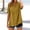 A1 Gold, variant on CYYOLLPF Womens Button Down Shirts Cotton Linen Roll Up Dressy Blouses Women 2026 Loose Fit Tops Cotton Linen Pleated Belt Pocket Boho Peasant Tops Peasant Blouses Short Sleeve Gauze Tops Gold S