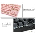 thumbnail image 3 of MOTOSPEED Motospeed GK82 Dual-Mode Mechanical Keyboard: 87-Key Compact Design with Red Switches, USB Connectivity, and Backlit Features for PC/Laptop, Black, 3 of 7