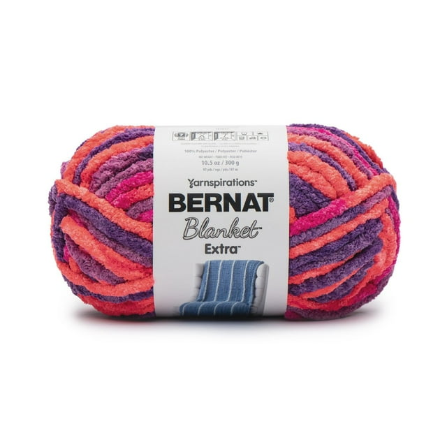 Bernat® Blanket Extra™ Yarn, Polyester #7 Jumbo, 10.5oz/300g, 97 Yards