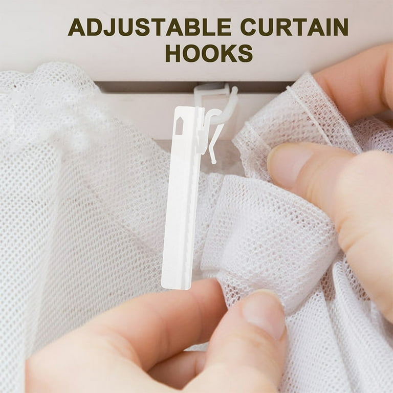 25 Pcs Accessories for Curtain Adjustment Hook Pleat Curtains Tape End Pinch  Clip 