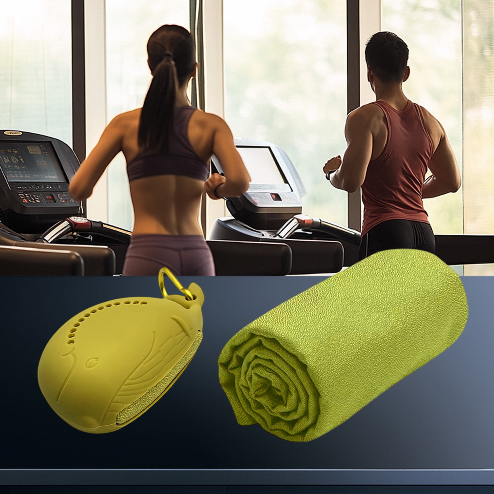 Serviette Rafraîchissante En Microfibre à Séchage Rapide – Pour Le Cou, Le Visage, Sport, Randonnée, Plage, Yoga