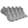 thumbnail image 3 of Huowey 5 Pairs Ankle Socks For Women Low Cut Thick Athletic Sports Casual Socks Outdoor Hiking Breathable Stretchy Soft Daily Wear Socks,Grey, 3 of 3