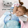 thumbnail image 2 of Personalized Toddler Nap Mat for Girl, Custom Name Kids Nap Mat with Blue Balloons Pattern, Daycare Sleeping Mats with Removable Pillow and Soft Minky Dot Blanket for Preschool, Travel, Kindergarten, 2 of 4
