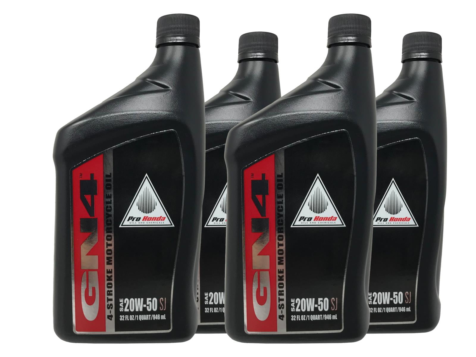 Honda Genuine OEM GN4 20W50 Motorcycle Oil 08C35-A251M01 - 4 Pack ...