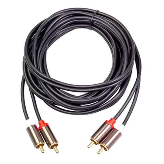 2RCA to 2 RCA Male to Male Audio Cable Gold-Plated RCA Audio Cable for Home Theater TV CD Amplifier Sound Box
