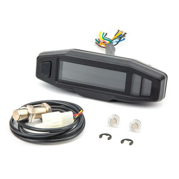 BQBQERT Tacho Hour Meter Gauge Motorbike Engine Tachometer Engine Inductive Speedometer Color Display Tachometer