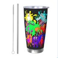 thumbnail image 1 of Vaso de 20 oz Garten Of BanBan, taza de viaje para café con aislamiento al vacío de acero inoxidable, taza de café, taza de viaje con tapa, taza térmica para exteriores, 1 of 8