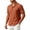 Orange, variant on Men's Summer Beach Shirts Cuban Collar Short Sleeve Button Relaxed Fit Shirts Fashion Mexican Guayabera Hawaiian Shirts Wine S