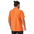thumbnail image 3 of Little Donkey Andy Men's Lightweight Quick Dry Button Down Shirts for Golf Hiking Casual Breathable UPF50 Orange L, 3 of 7