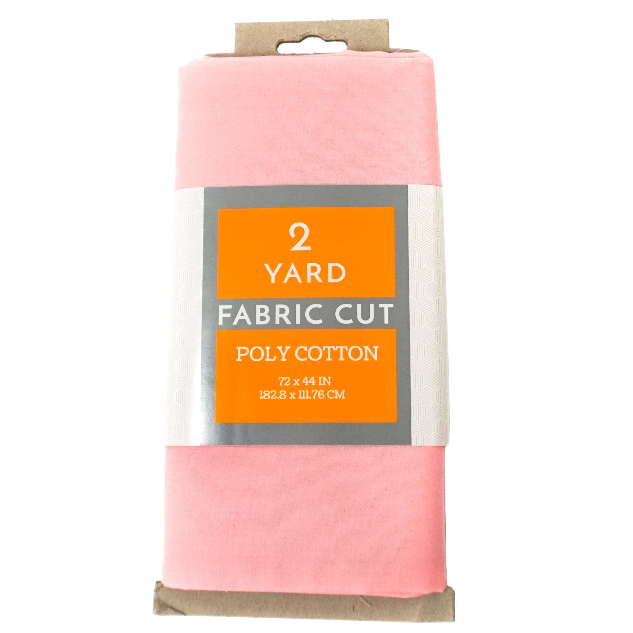 Shason Textile Craft Quilting Poly Cotton 2 Yards Precut Fabric, Pink