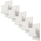 thumbnail image 1 of Ganchos De Pared para Casas GanLuxyWhite 5 Pzs Grande 5x10cm Blanco., 1 of 2