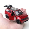 thumbnail image 3 of (Bagged) 1/36 scale replica Range Rover die-cast toy car model, three doors that can be opened, pullback function, boy's toy., 3 of 8