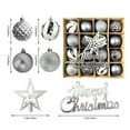 thumbnail image 3 of HWRETIE Christmas Ornament Set for Tree,Electroplated Plastic Painted Christmas Pendant Christmas Tree Decoration Gifts Home Doecor, 3 of 7
