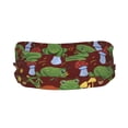 thumbnail image 3 of Easygdp Frogs and Mushrooms Sports Headband Non Slip Headband Unisex for Head Circumference 19.6 - 22.4 inch, 3 of 9