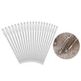 thumbnail image 1 of EASTIN Sewing Embroidery Needle 20pcs Silver Large Round Eye Knitter Needles For Sewing Embroidery 52mm Length large Eye, 1 of 8